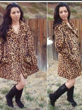 60s faux fur coat